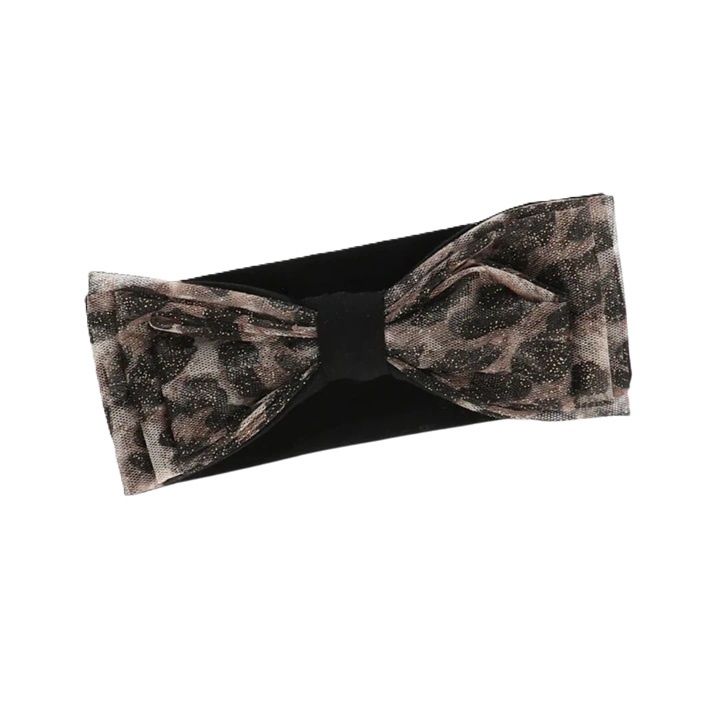 Angel&#39;s face Babies Leopard Tulle &quot;Tiff&quot; Headband