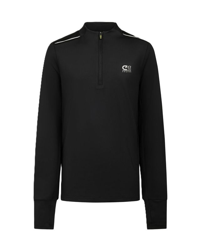 Cruyff Ametrine zip top zwart