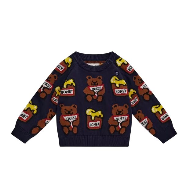 Guess Jacquard sweater logo all-over