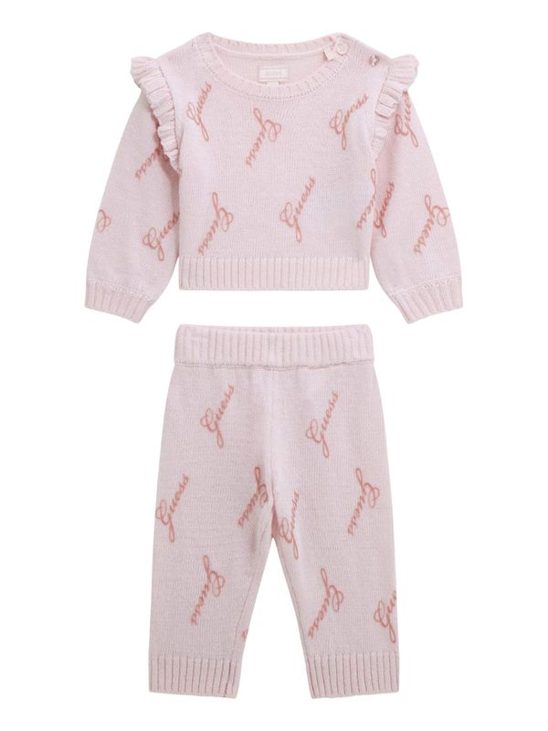 Guess baby pak roze all over print ruffle
