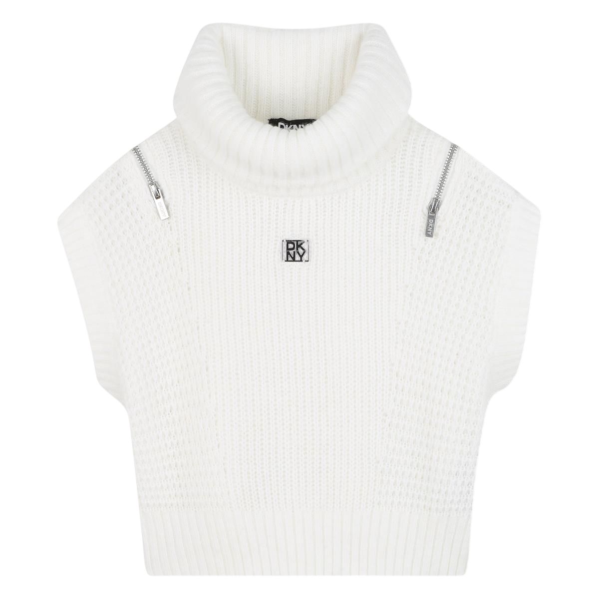 DKNY SLEEVELESS SWEATER GIRL