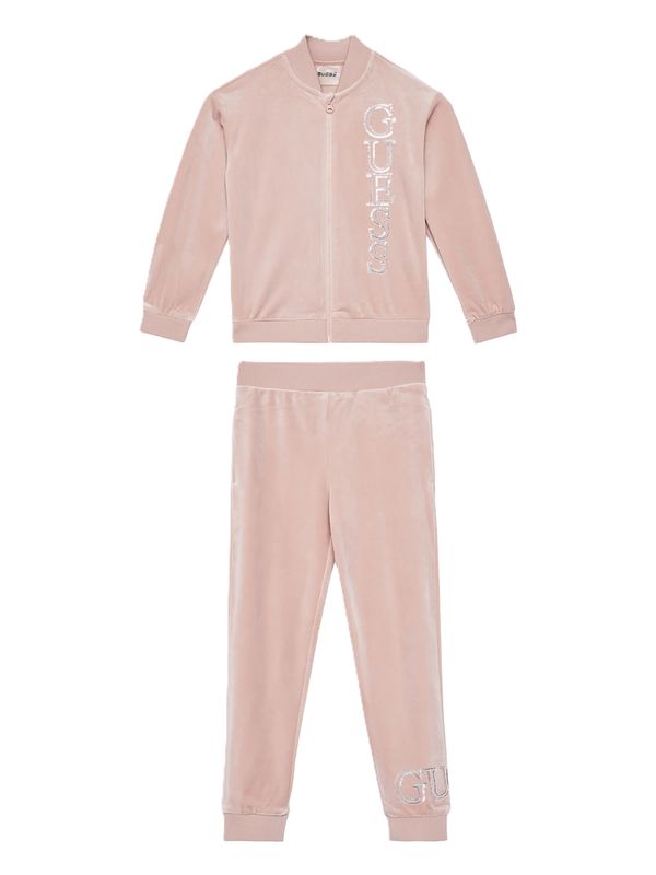 Guess velvet joggingpak met pailletten