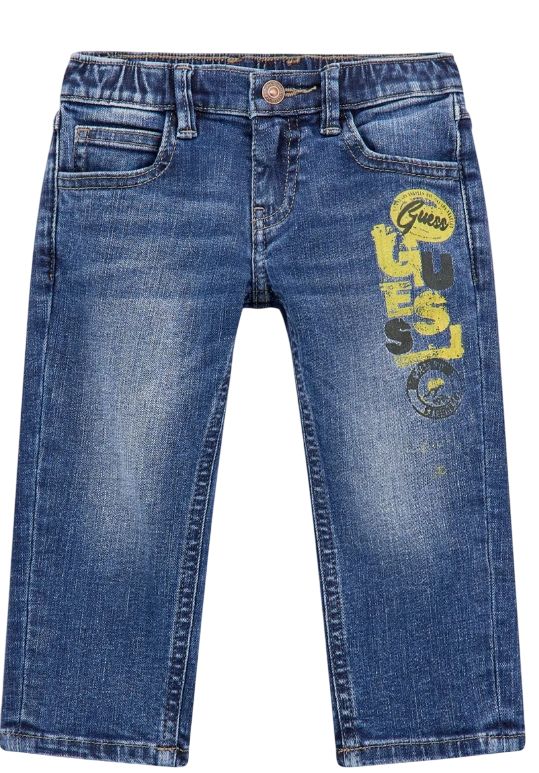 GUESS 90S Rgd Denim Pants W/Damages BAMBINA.