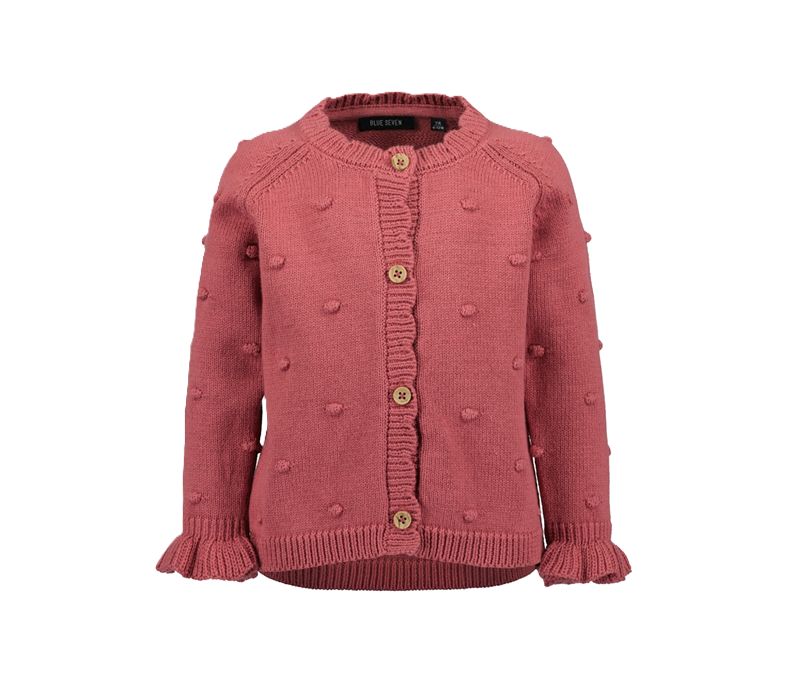 Blue Seven Gebreid Knit vestje Mauve