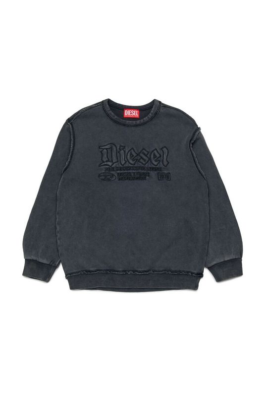 Diesel Cotton sweatshirt with embossed logo