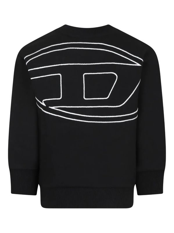Diesel Kids Sweater met geborduurd Oval D-logo