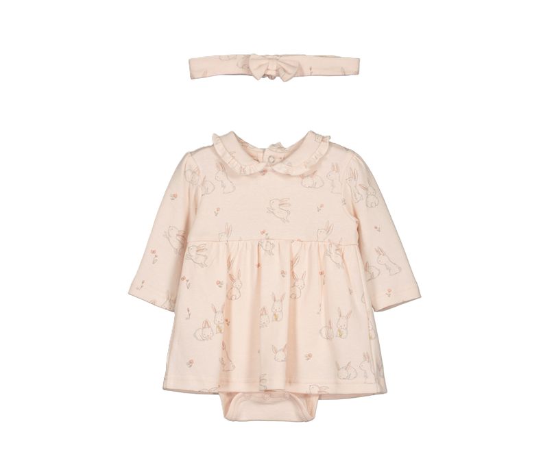 Blue Seven Baby Dress pink Rabbit