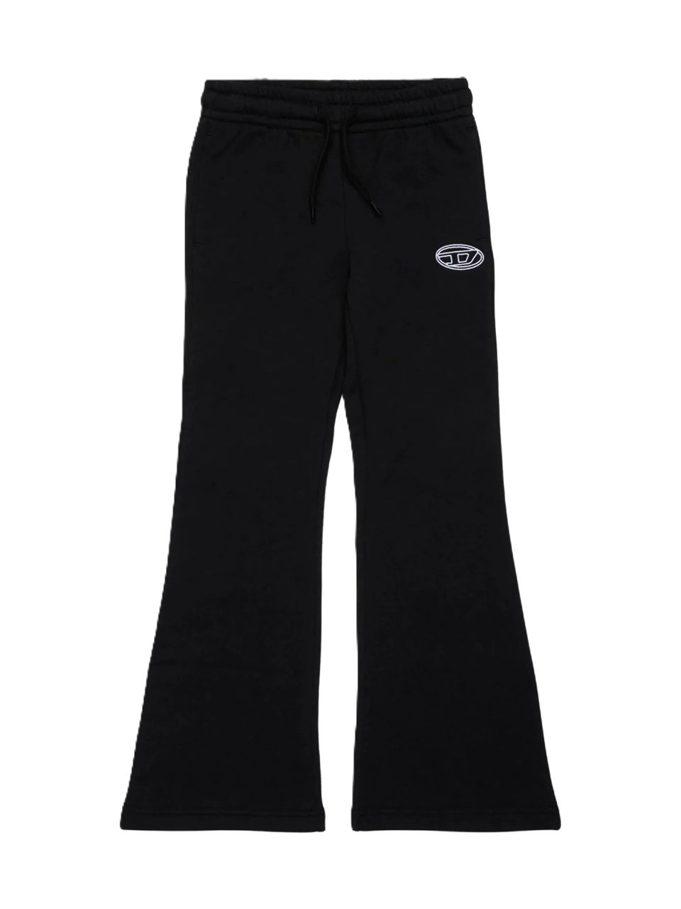 Diesel  Meisjes Flared Broek Pebirt Zwart