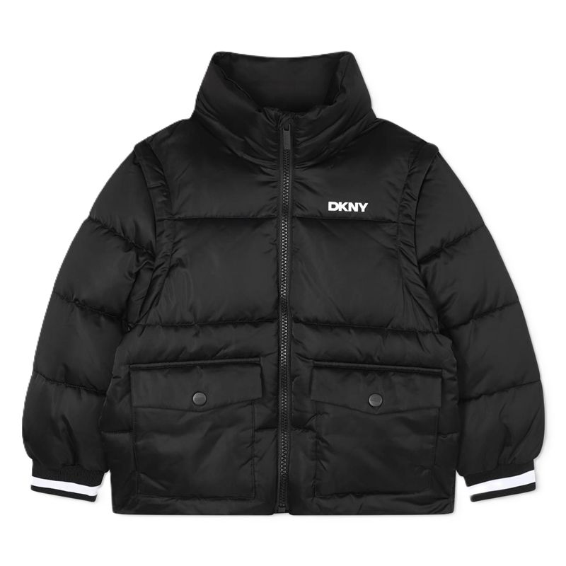 DKNY Puffer jas verwijderbare mouwen
