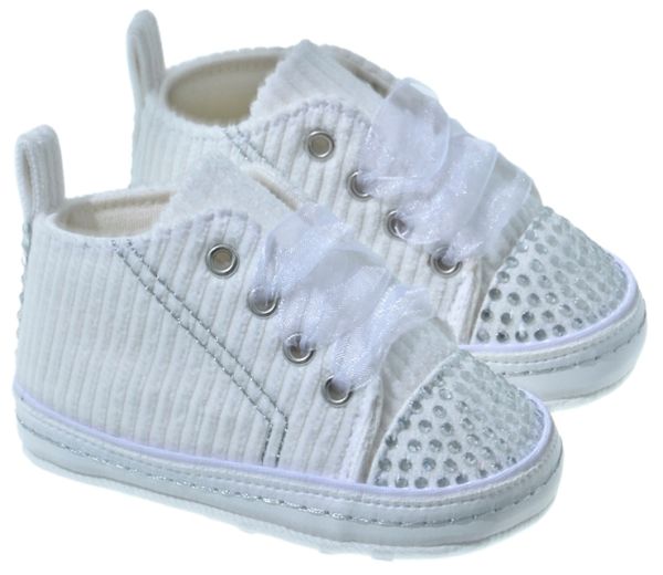 EMC baby schoen wit glitter