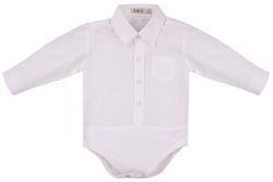 EMC baby romper wit met kraagje