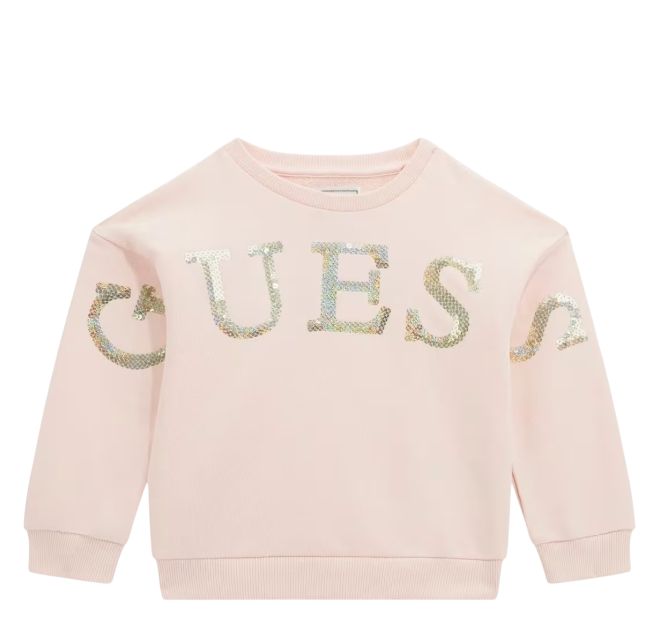 Guess meisjes sweater roze glitter
