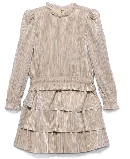 Abel &amp; Lula shiny pleated skirt set