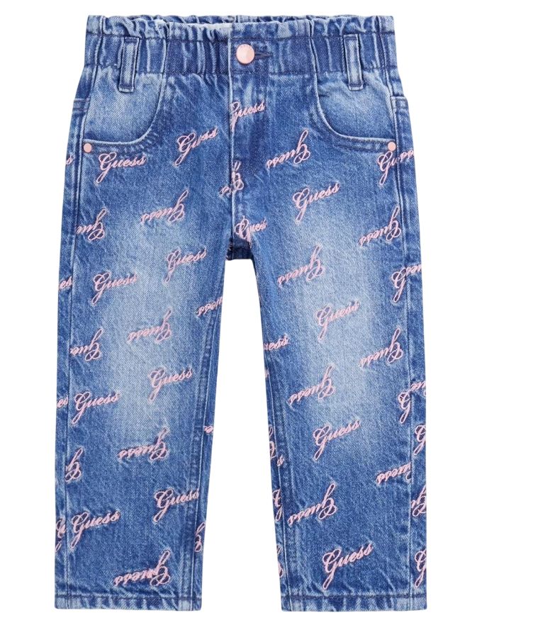 Guess meisjes broek jeans roze