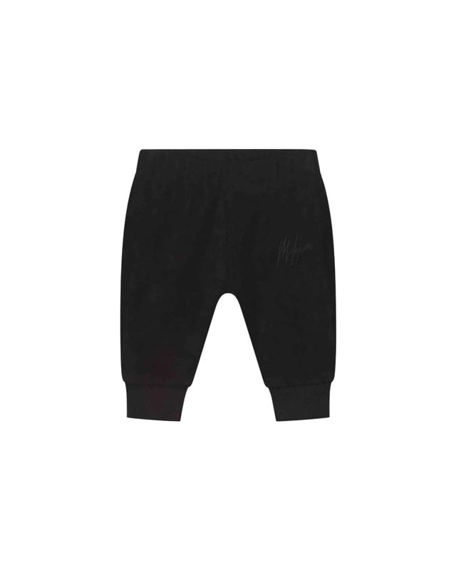 Malelions Baby Towelling Sweatpants Black