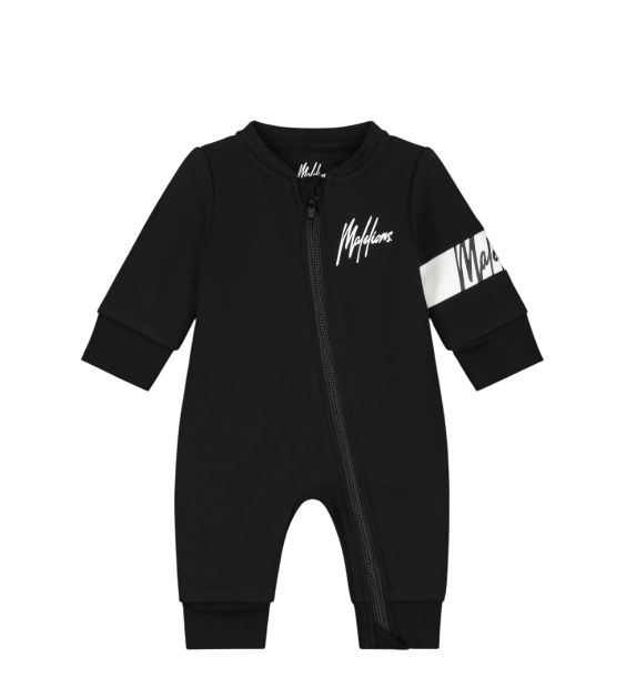 Malelions Baby Crewneck Tracksuit  zwart