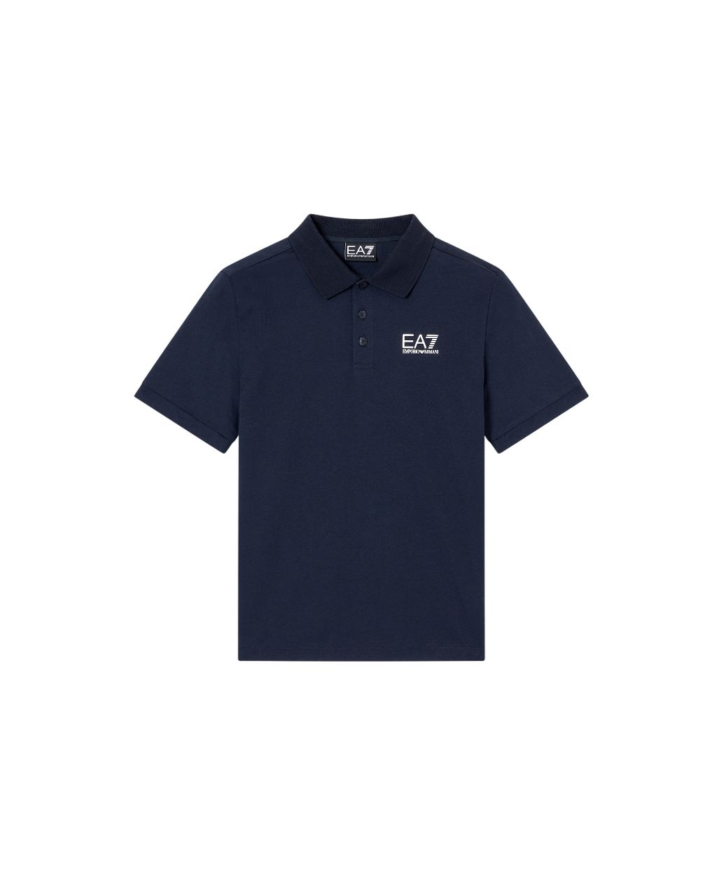 EA7 jongens polo blauw