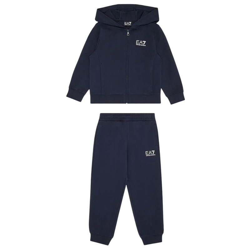 EA7 joggingspak blauw met vest
