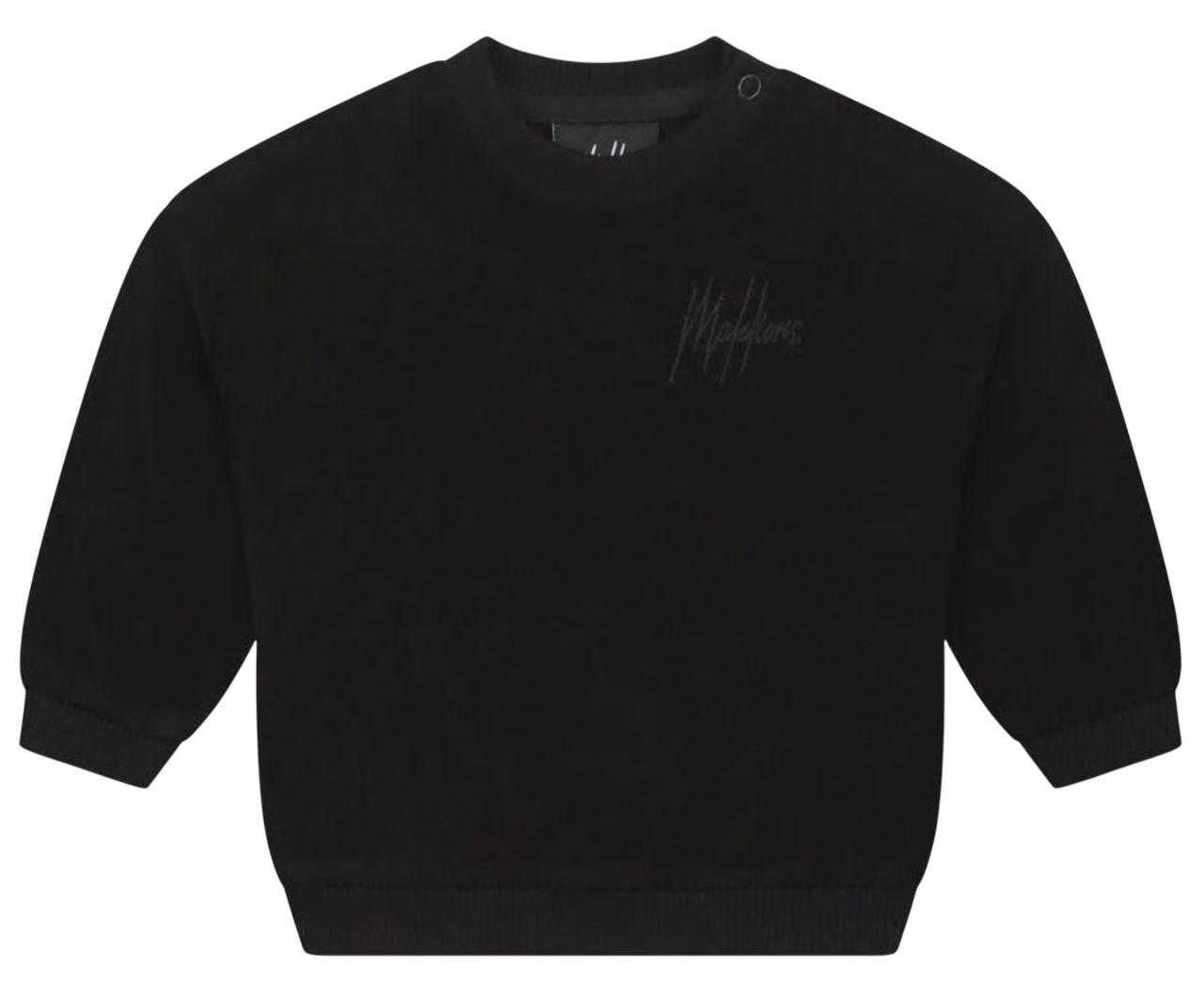 Malelions Baby Towelling Sweater zwart