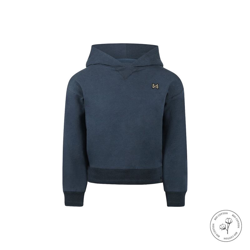 Koko Noko Sweater with hood dropped shoulder