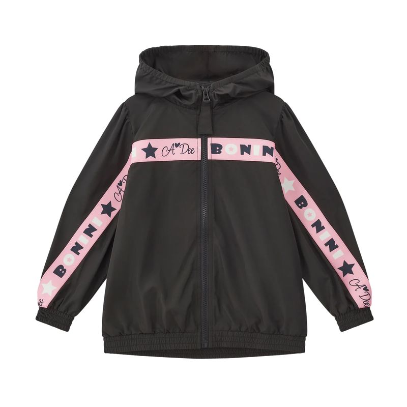 Bonini by A-Dee Black Branded Tape Jacket