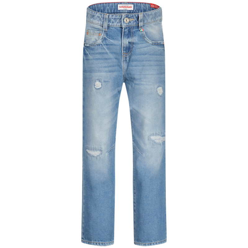 Vingino relaxed regular waist regular fit jeans light blue denim