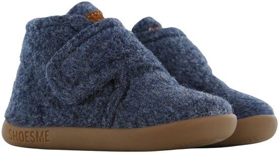 Shoesme baby schoenen dark blue Jongens Meisjes Textiel Effen