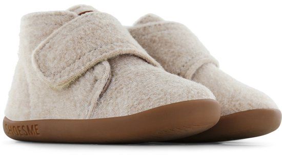 Shoesme baby schoenen beige Jongens Meisjes Textiel Effen