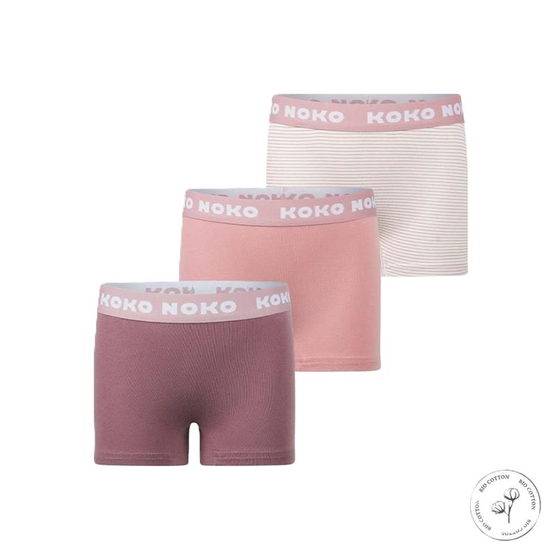 Koko Noko Girls 3pack Organic Boxershort
