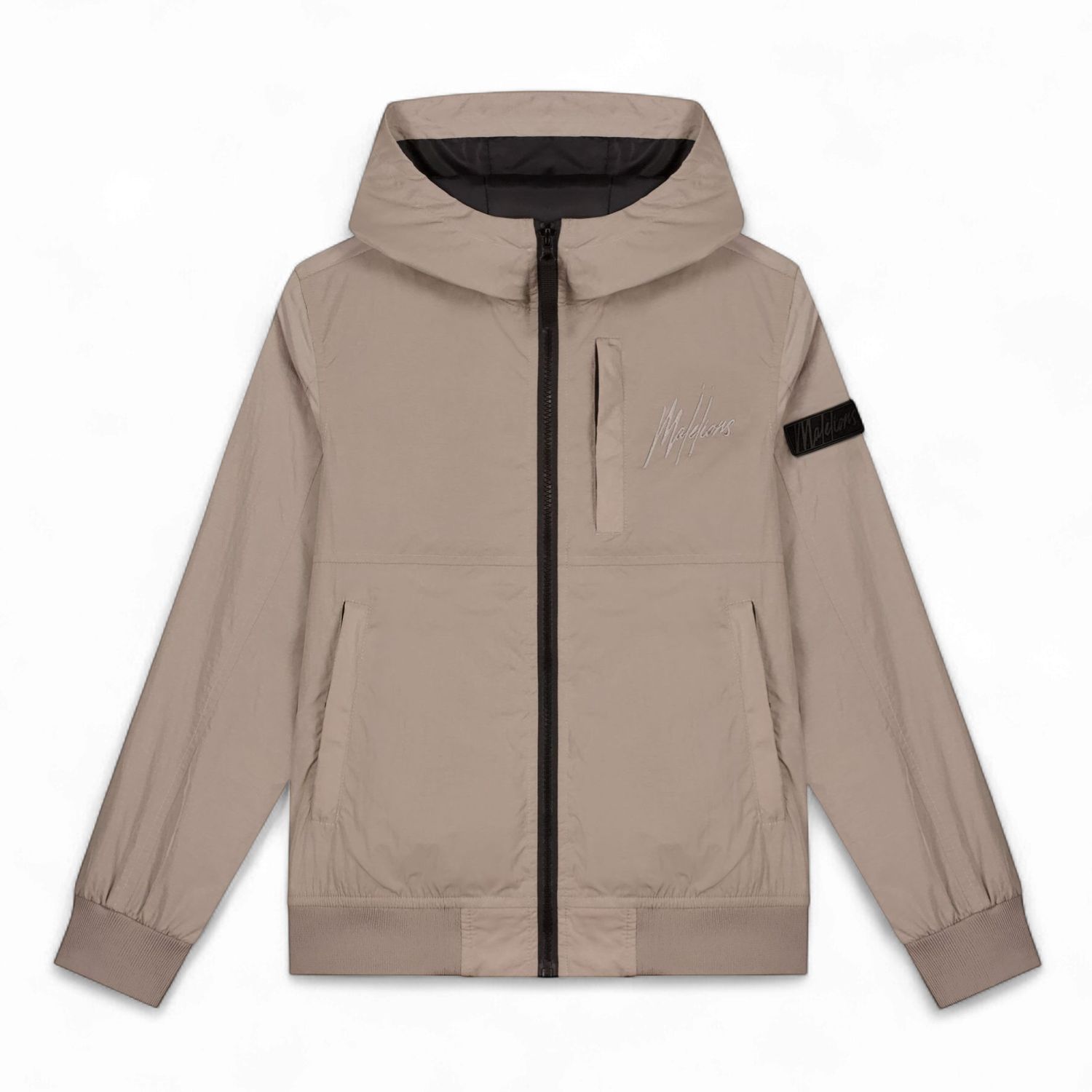 Malelions Junior Crinkle Jacket  Taupe