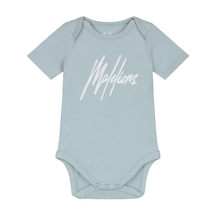 Malelions Baby Signature Short Sleeve Bodysuit