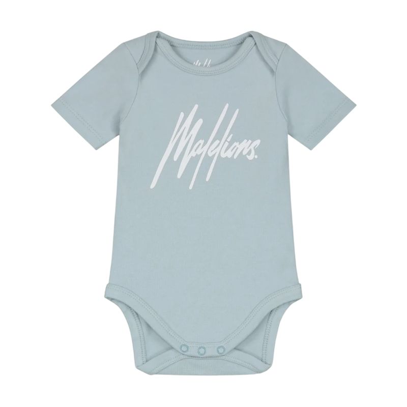 Malelions Baby Signature Short Sleeve Bodysuit