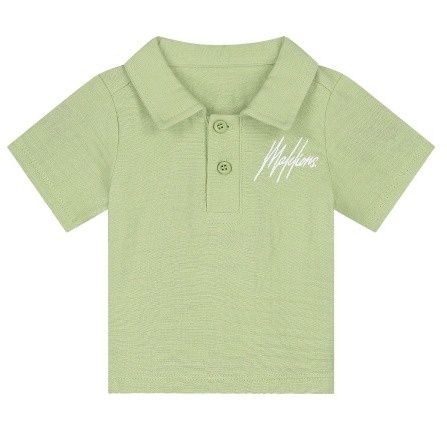Malelions Baby Mousseline Polo | Grass Green