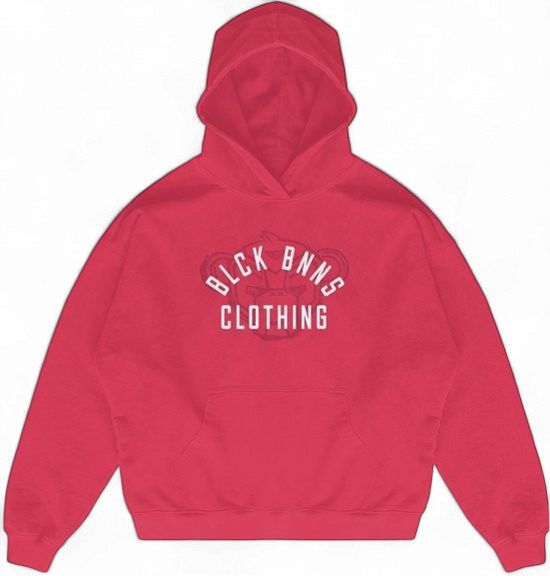 Black Bananas JR. ARCH CONVOY HOODIE  Neon Red