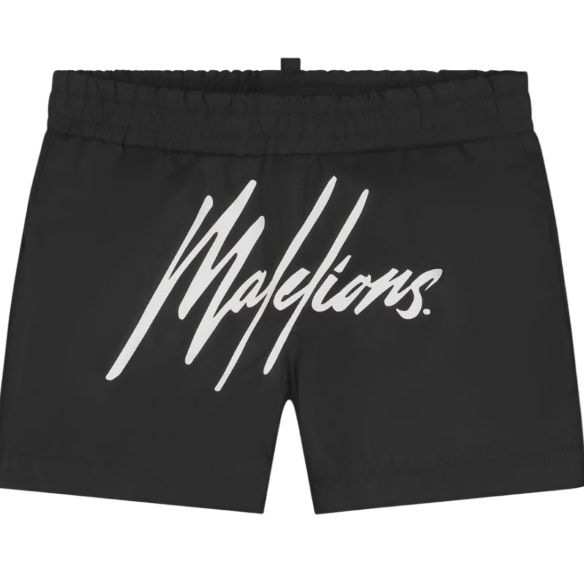 Malelions Baby Signature Swim Shorts | Black