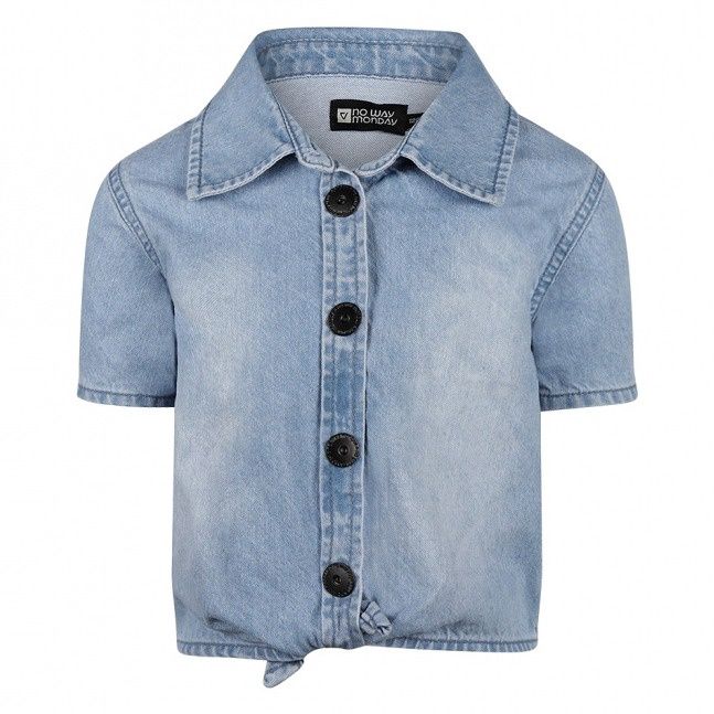 No Way Monday Jeans blouse denim