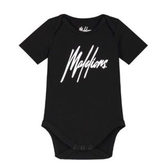 Malelions Baby Signature Short Sleeve - Black