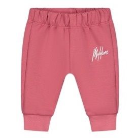 Malelions Baby Signature Sweatpants - Dark Pink