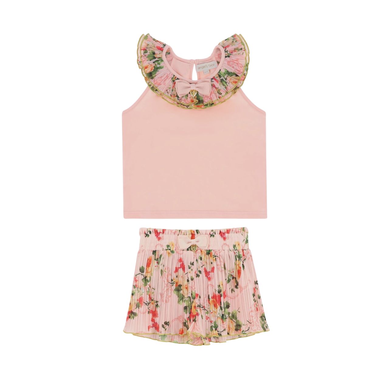 Angel’s Face Lucile Primrose Top &amp; Shorts Set Pale Pink