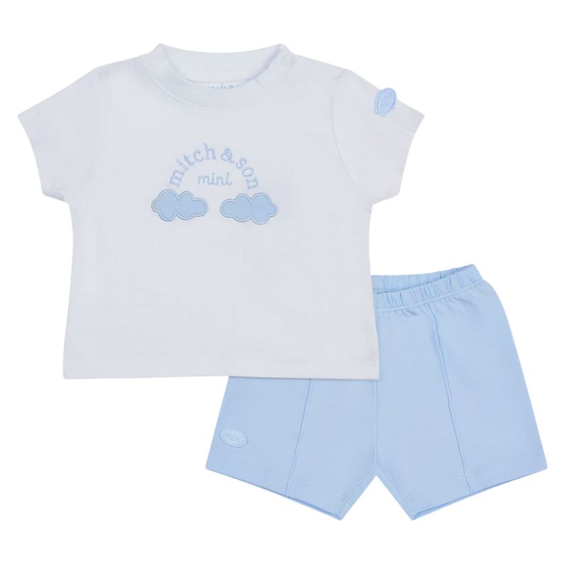 Mitch &amp; Son Blauwe Ezra Shorts Set
