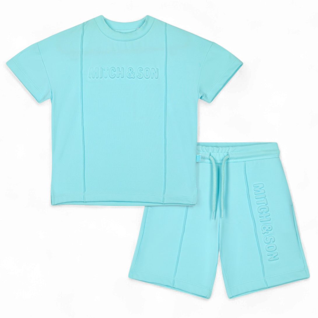 Mitch &amp; Son Turquoise Harper Shorts Set