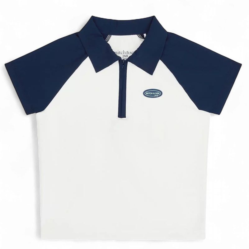 Mitch &amp; Son White Harvey Polo Top