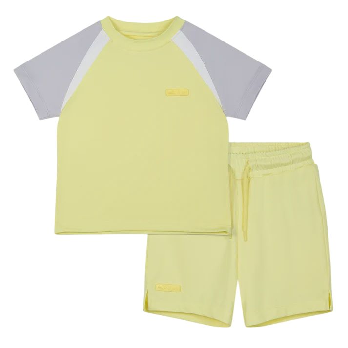 Mitch &amp; Son Lemon Gregory Shorts Set