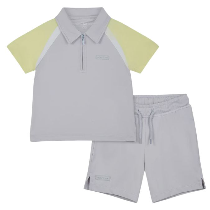 Mitch &amp; Son Grey Gunner Shorts Set
