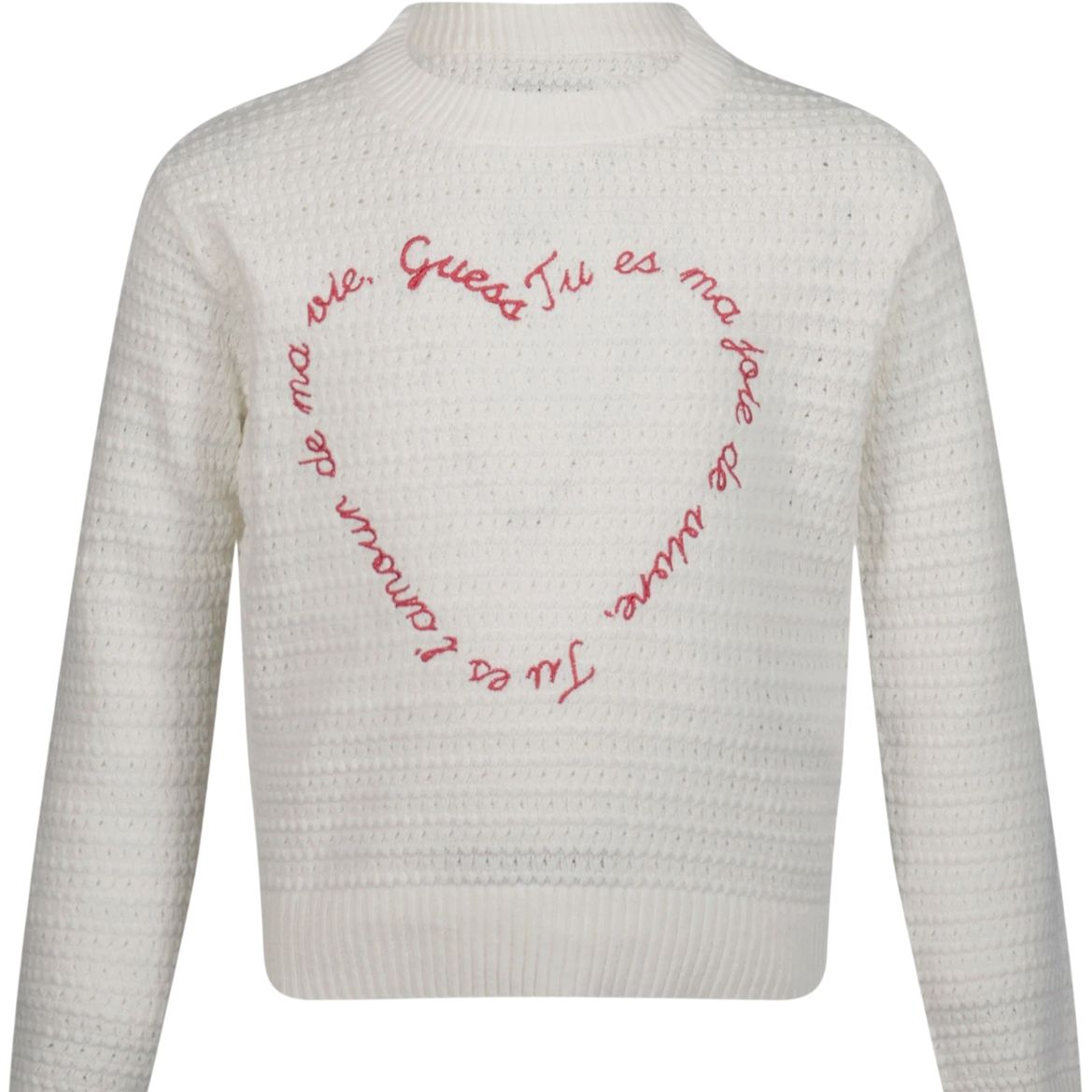 Guess Kinder Meisjes Trui In Off White