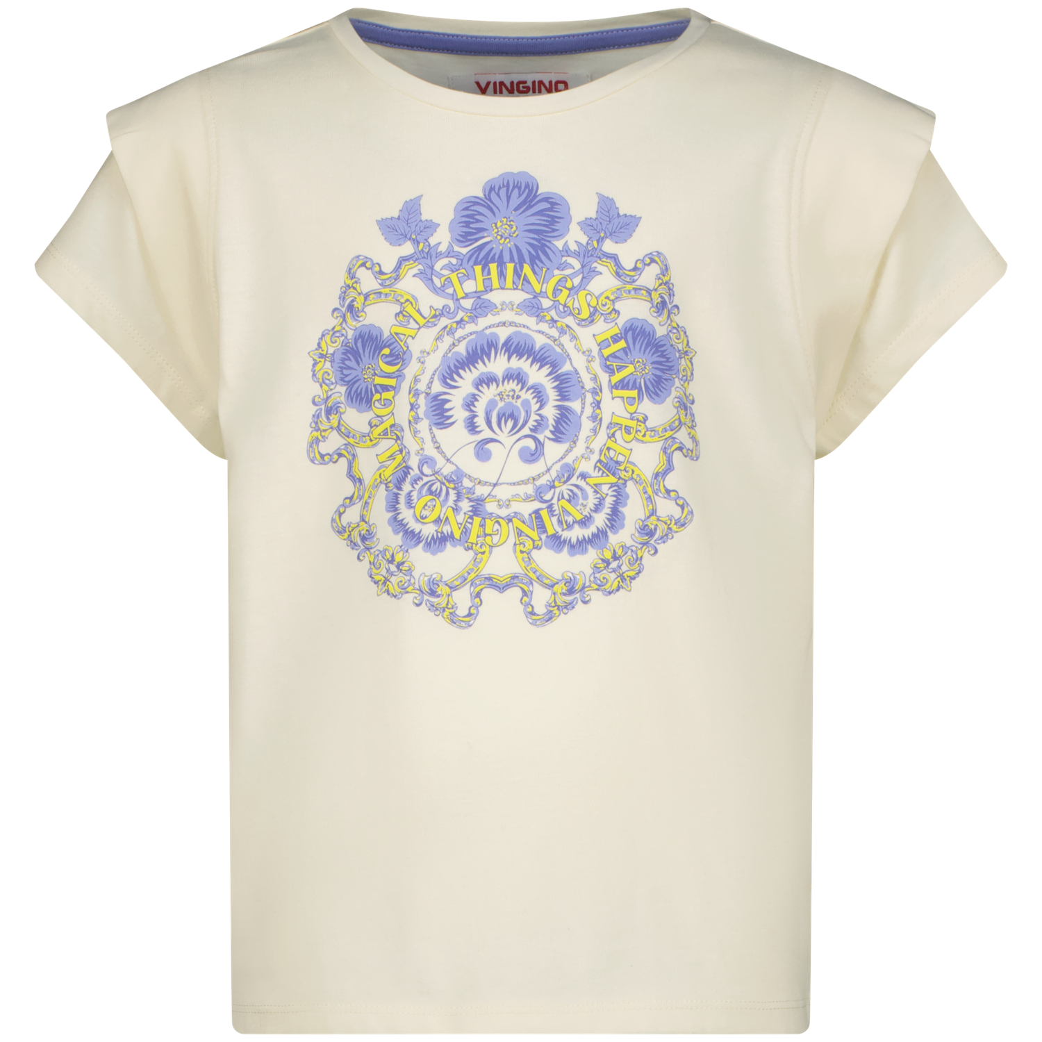 Vingino t shirt met opdruk paars