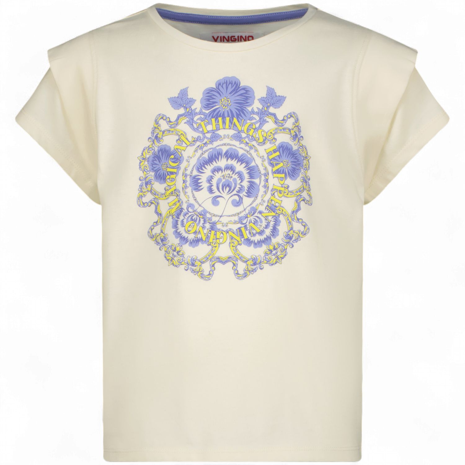 Vingino t shirt met opdruk paars