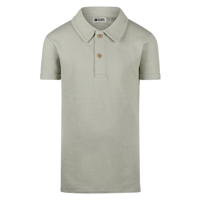 No Way Monday polo ss light feded green