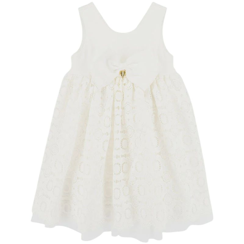 Angel's Face Corella Lace Dress Snowdrop