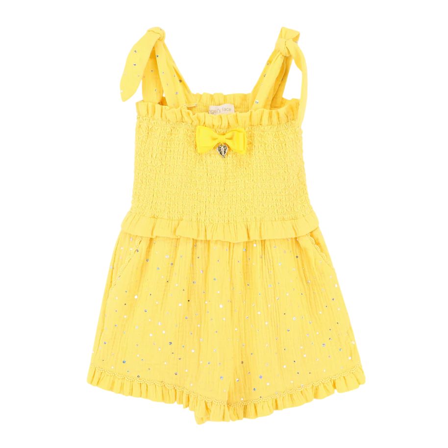Angel’s Face  Bali Sparkle Playsuit Dandelion